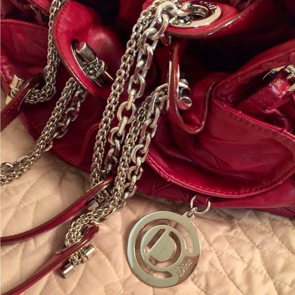 Christian Dior Lamb Skin Cannage Le Trente Leather Chain Shoulder Bag - Picture 7 of 11